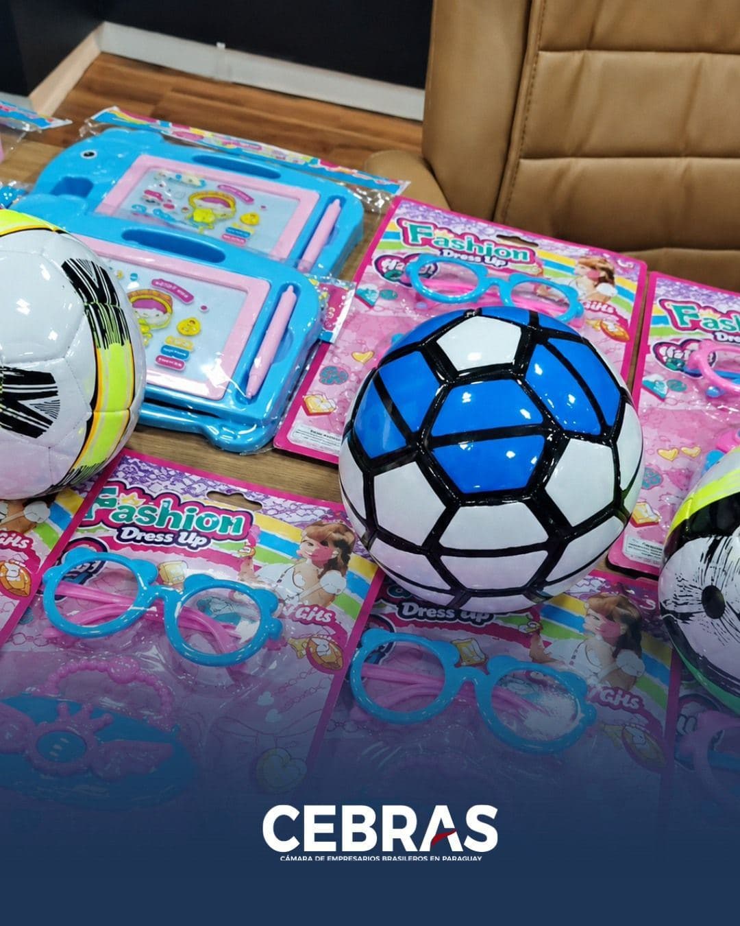 Brinquedos doados ao Banco de Brinquedos do MINNA